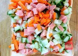 Orléans chicken tenders toast pizza Illustration of how to do it 7