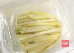 Illustration of how to make French fries 7