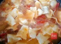 Illustration of how to make tomato and egg noodles 9