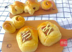 Illustration of how to make bacon bread 10