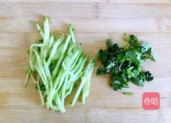 Illustration of how to make cold jellyfish head 1