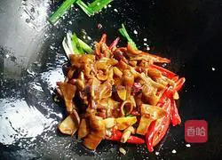 Illustration of how to make spicy beef intestines 14