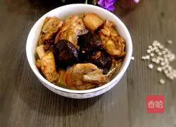 Illustration of how to make steamed chicken with mushrooms 6