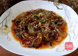 Illustration of how to make cold jellyfish skin 4