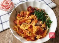 Illustration of how to make braised noodles with tomatoes and eggs 15