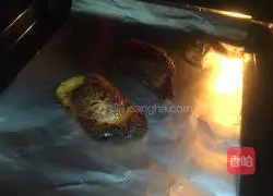 Illustration of how to make orange Orleans roast duck breast with mushrooms and asparagus 7