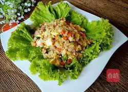 How to make rice with lettuce Illustration 6