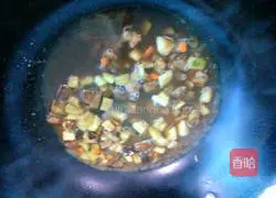 Illustration of making braised noodles 8