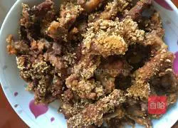 Illustration of how to make bread crumbs and vinegar pork 3