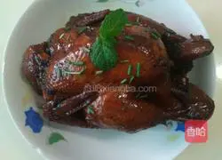 Illustration of rice cooker braised chicken 8