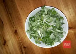 Illustration of how to make Qingming cake 1