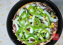 Illustration of how to make pastoral style pizza 10