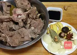 Illustration of braised lamb 4