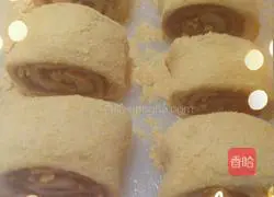 Illustration of how to make soybean flour, peanuts and donkey rolling 9