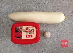 Illustration of how to make simple Korean radish kimchi 1