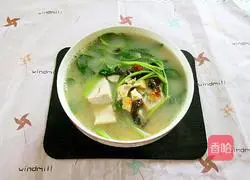 Illustration of how to roll double eggs with amaranth and tofu 6