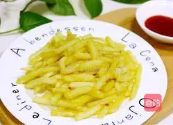 Illustration of how to make French fries 9