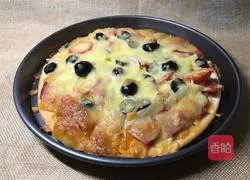 Kuaishou ham pizza recipe 8