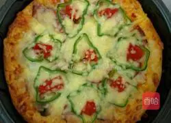 Illustration of how to make bacon pizza 6