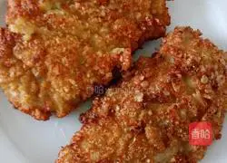Illustration of how to make golden crispy chicken steak 7