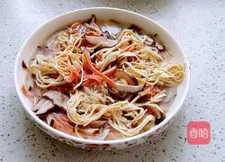 Illustration of how to make boiled dried shreds 6