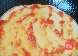 Illustration of how to make egg pizza 6