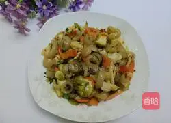 Illustration of how to make fried pork rinds with kimchi 9