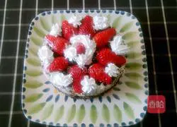 Illustration of how to make fruit layer cake 12