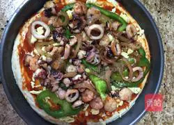 Illustration of how to make family pizza 5