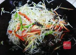 Illustration of new stir-fried vegetables 6