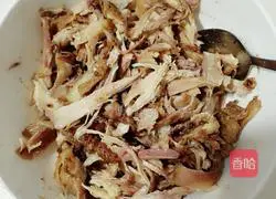 Gourd Chicken and Potato Pizza Recipe Illustration 6