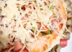 Bacon, ham and shrimp pizza (simple version) recipe 7