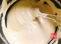 Honey bean yogurt Illustration of how to make ancient cakes filled with Custard sauce 13