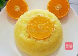 Orange steamed cake recipe 16