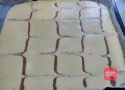 Chiba pattern sponge cake recipe 13