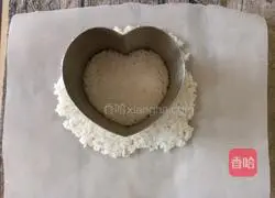 Super simple love ❤ rice Illustration of how to make pizza 6