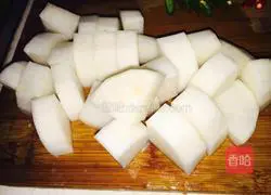 Illustration of how to cook mutton with radish 12