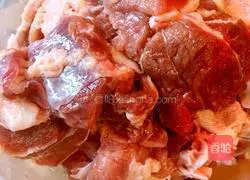 Illustration of braised mutton recipe 1