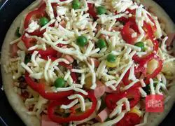 Illustration of how to make 8-inch pizza dough 10