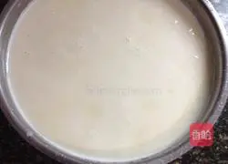 Illustration of making homemade tofu pudding 2