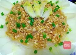 Illustration of how to make garlic vermicelli and baby vegetables 7