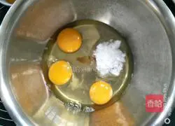 Illustration of how to make old-fashioned chicken cake 2