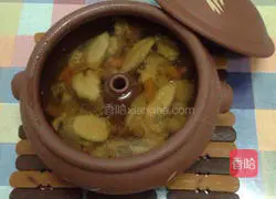 Astragalus Steam Pot Illustration of how to make lean meat soup 5