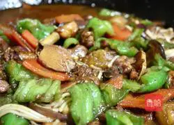 Illustration of how to make braised chicken and rice 14