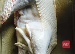 Illustration of how to cook white-cut duck 1