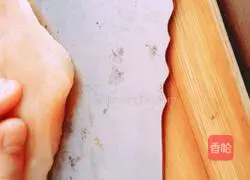 Illustration of how to make fried chicken steak 1