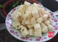 Spicy and sour kimchi and lotus root Illustration of Ding's practice 1