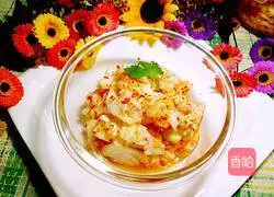 Illustration of how to make kohlrabi kimchi 12