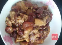 Illustration of how to make country steamed pork 3