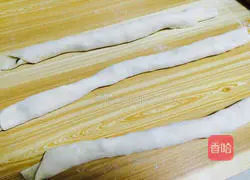 Illustration of how to make green onion and egg pancakes 7